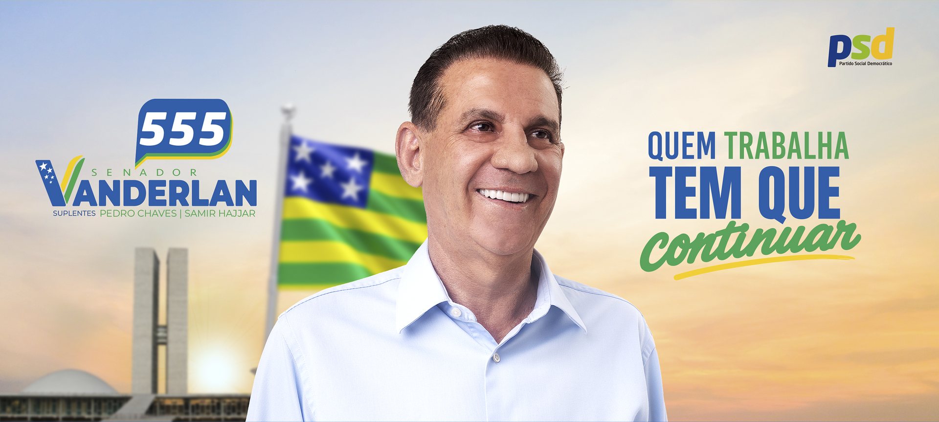 Senador Vanderlan 555 – Quem trabalha tem que continuar